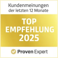 ProvenExpert Top-Empfehlung 2025